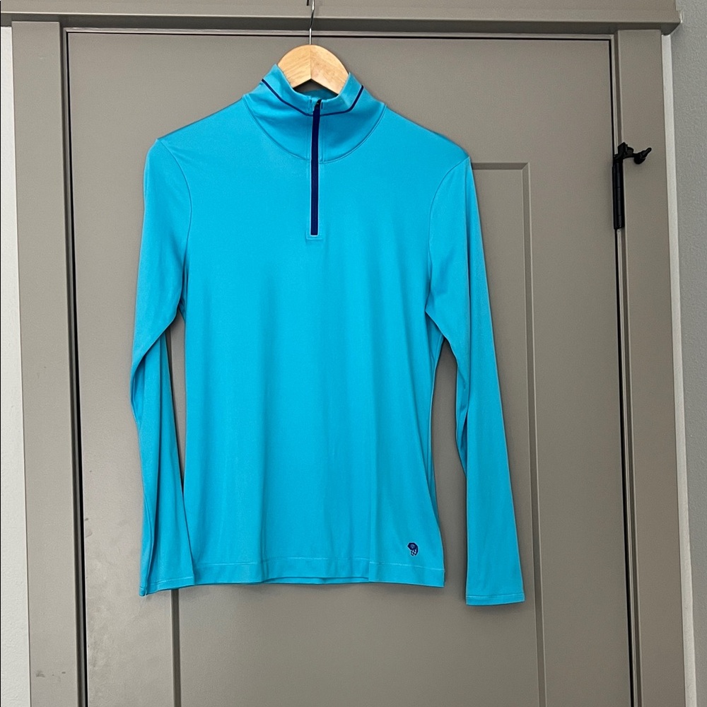 Mountain Hardwear Turquoise Long Sleeve Top